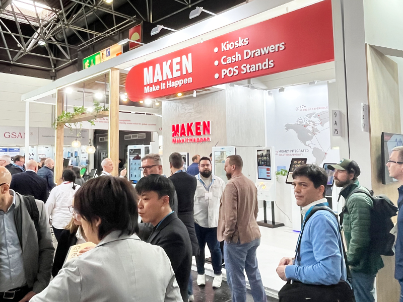 Maken's successful trip to ise in the netherland and euroshop in german 