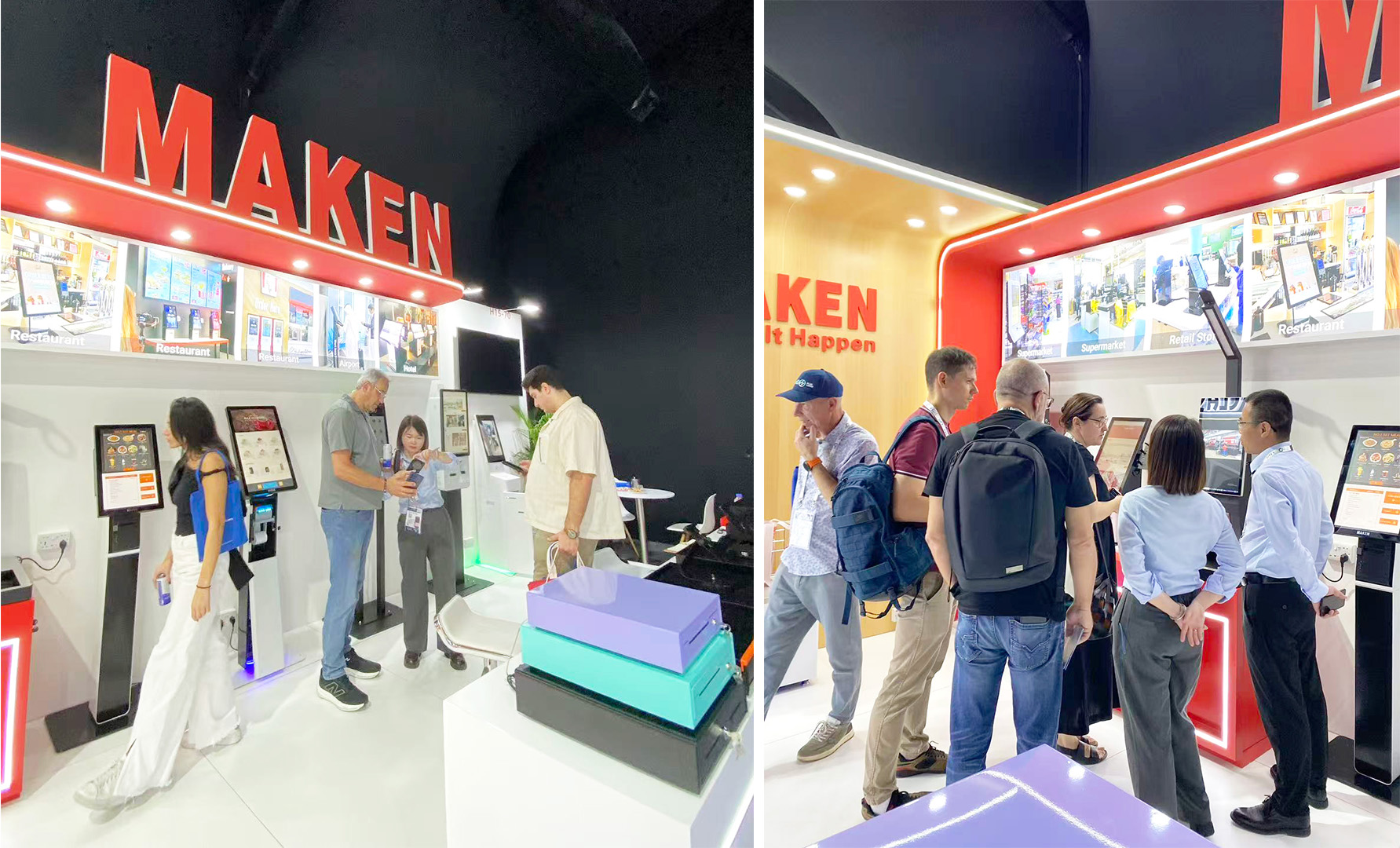 Maken showcases smart retail solutions at gitex 2025