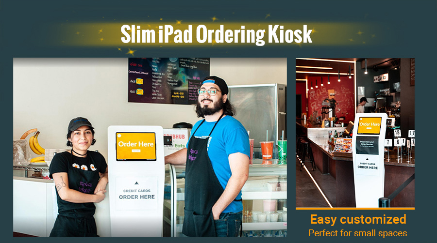 Self-service ordering kiosks improve store operation efficiently 