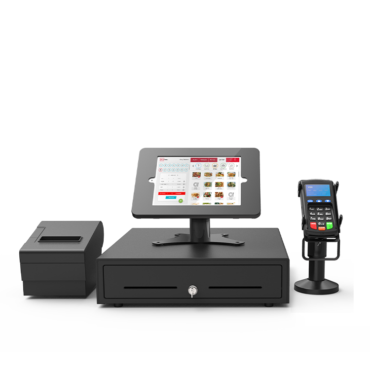 Tablet pos combination and self-service terminal 