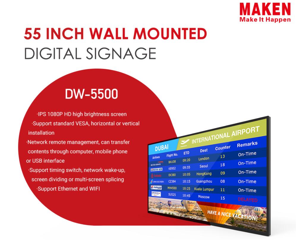 The application advantages of digital signage in retail, healthcare, restaurant industry 