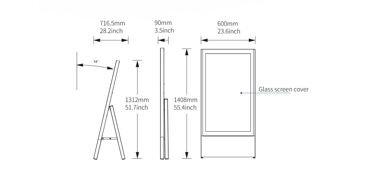 Product size picture