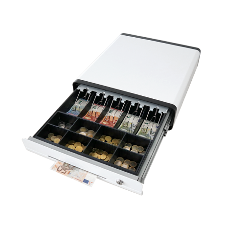 Stylish cash drawer cx410-media slot