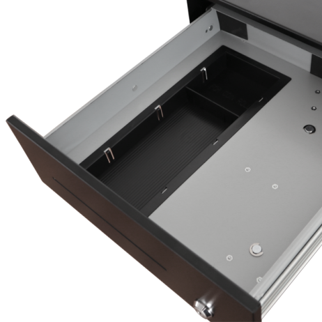 High end slide cash drawer sk325ha-extra space for coin rolls