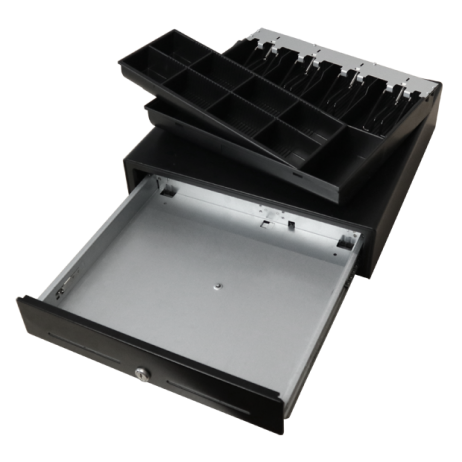 Heavy duty slide cash drawer sk410-adjustable tray