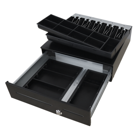 Heavy-duty slide cash drawer sk428-removable tray