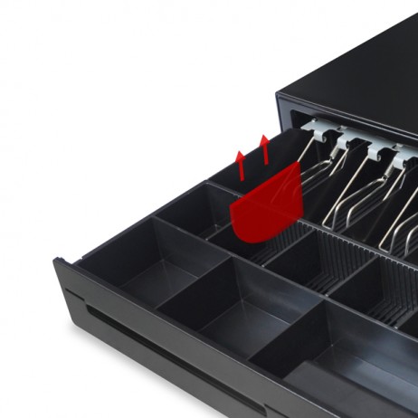 Economical cash drawer ecd420-removable dividers