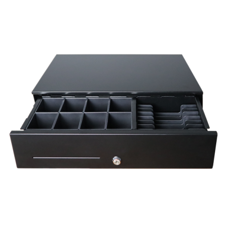 High end slide cash drawer sk500hb-detachable aluminium tray
