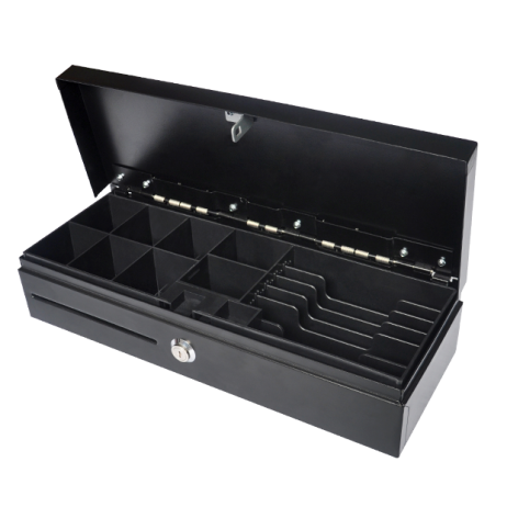 Flip top cash drawer ft460-6 bills/ 8 coins