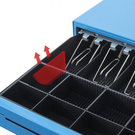 Economical cash drawer ek350-removable dividers