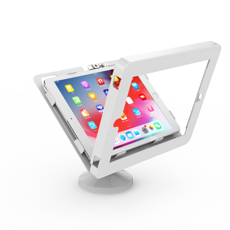 Desktop pole stand sc1201-key-lock enclosure