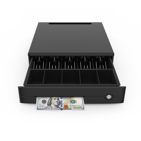 Classic roller cash drawer cm410l-a media slot
