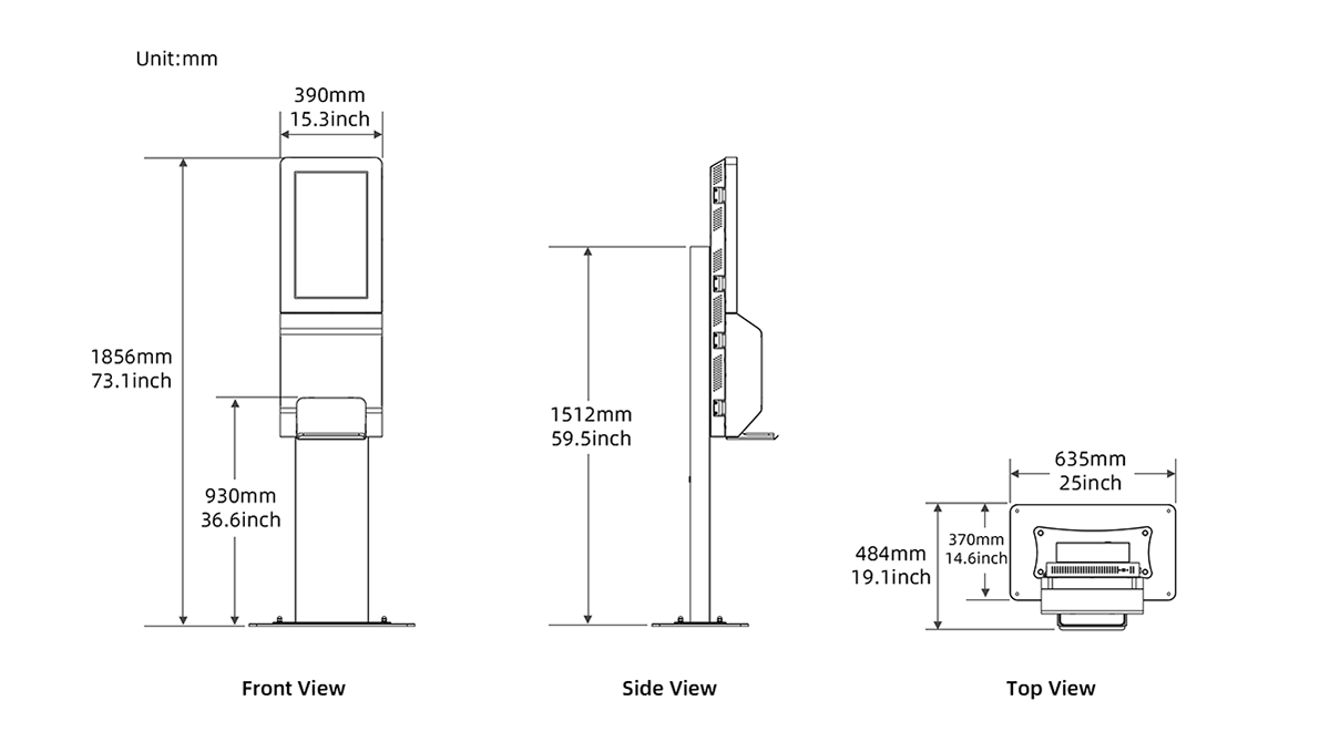 Product size picture