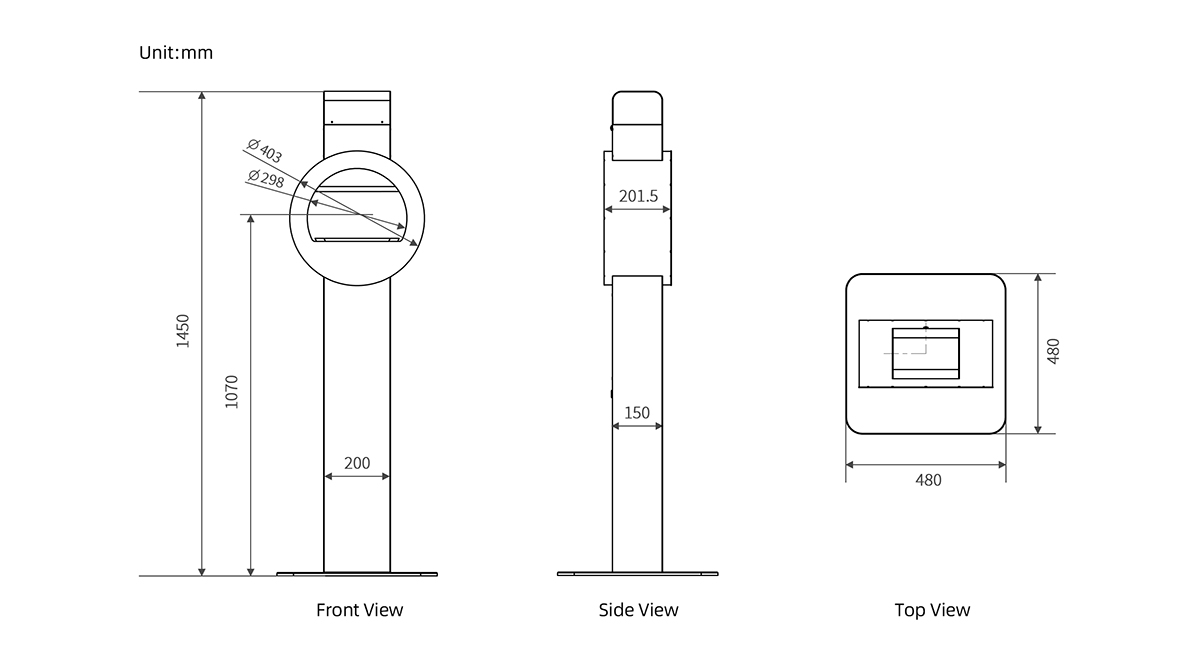 Product size picture