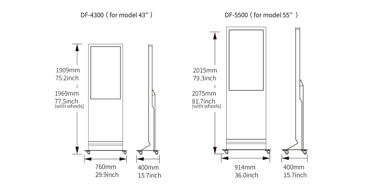 Product size picture