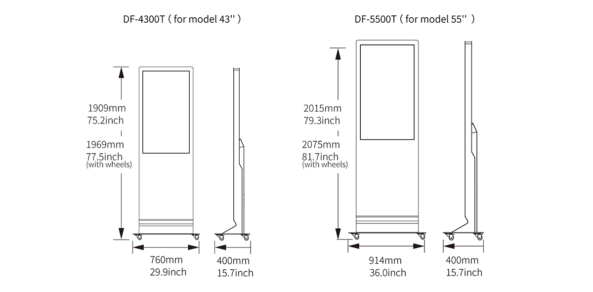 Product size picture