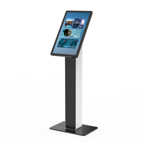 Display stand sf2202-21.5/27 inch touchscreen, landscape or portrait mounting