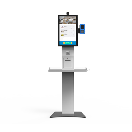 Self-checkout kiosk kr2100-built in printer