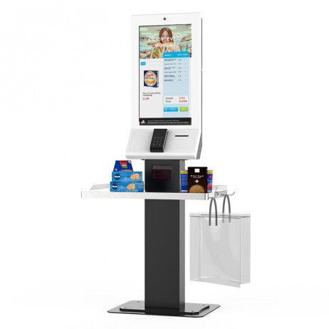 Self-checkout kiosk kr2700-suitable for medium, supermarkets