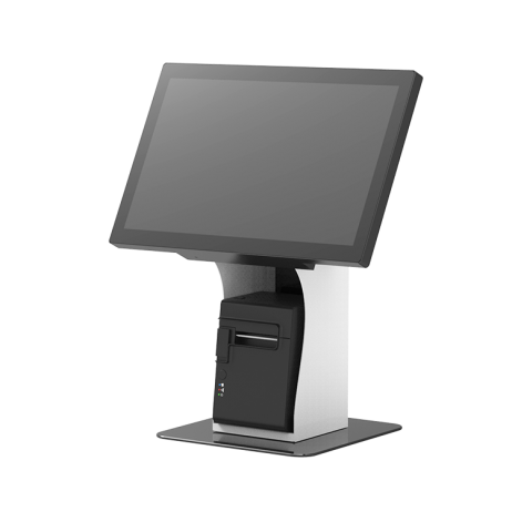 Self-service display stand sf2205-space with printer, using for ordering, or checkout