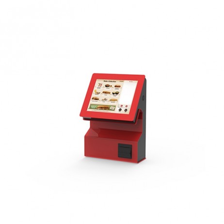 Self-ordering kiosk kh1900-countertop interactive kiosk