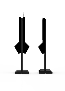 Self-ordering kiosk kh3200-single or double screens installation