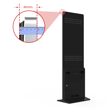 43 inch digital signage df4310 floor stand-ultra-thin body