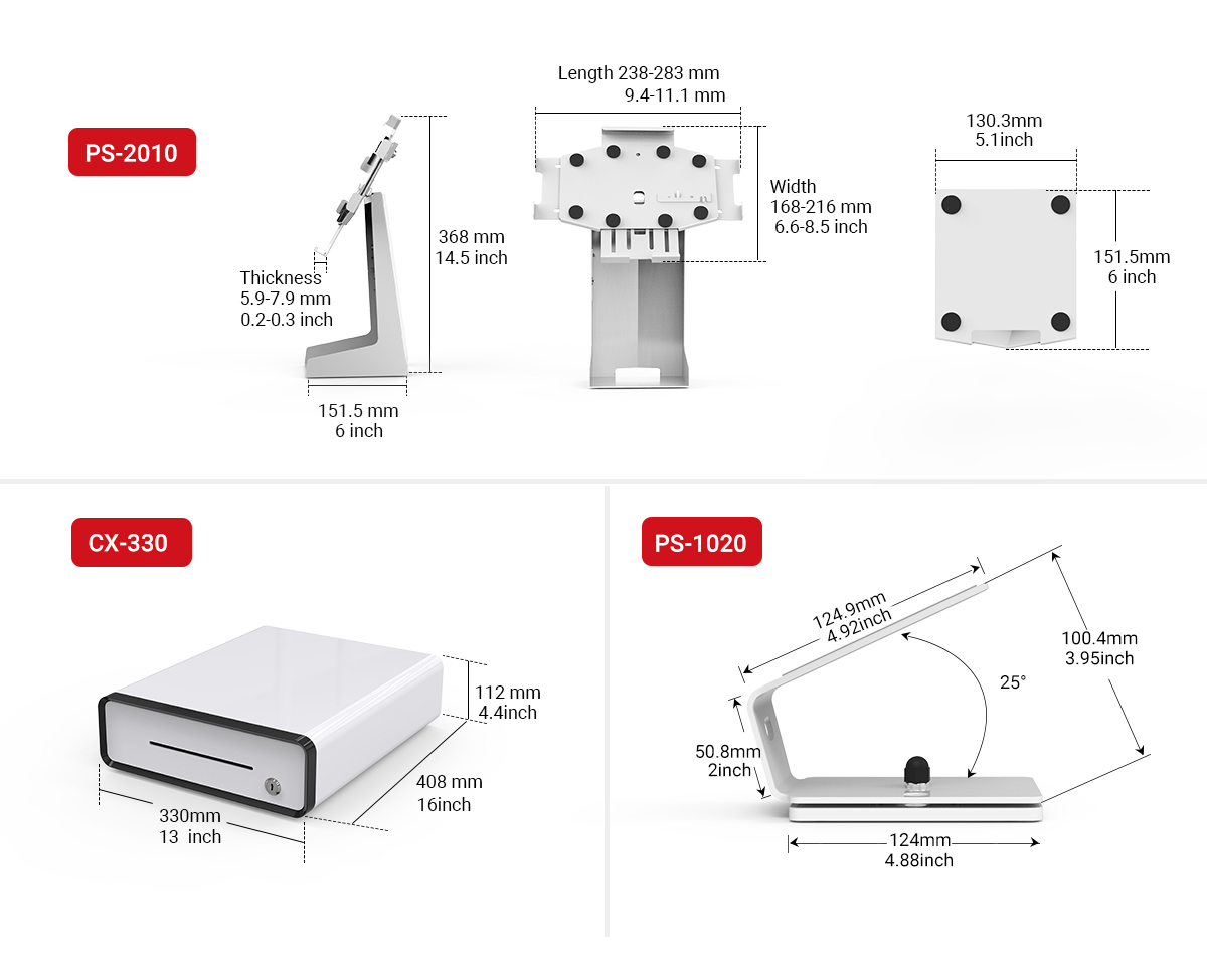 Product size picture