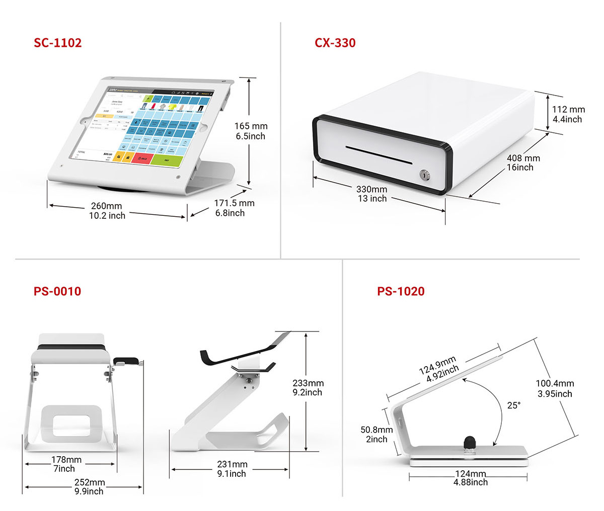 Product size picture