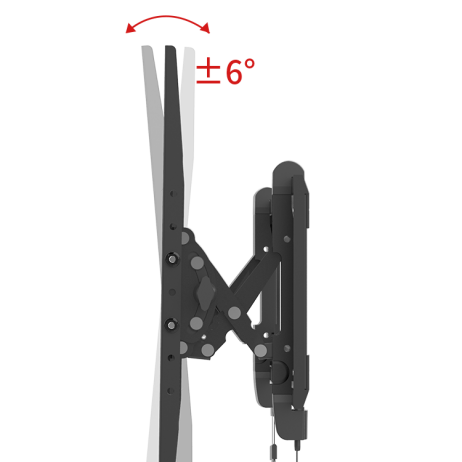 Large screen scalable wall mounting bracket mw2000
