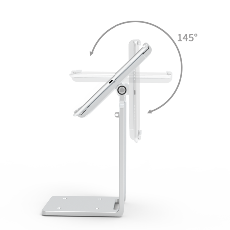Aluminum pos stand ps2020
