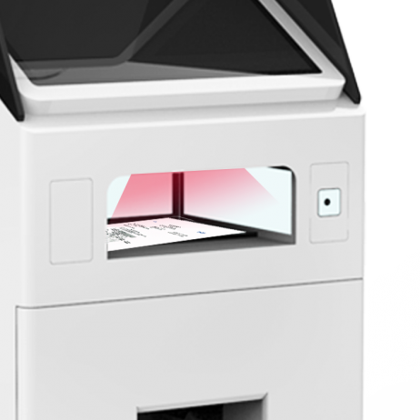 Dual-screen self-service terminal cs016