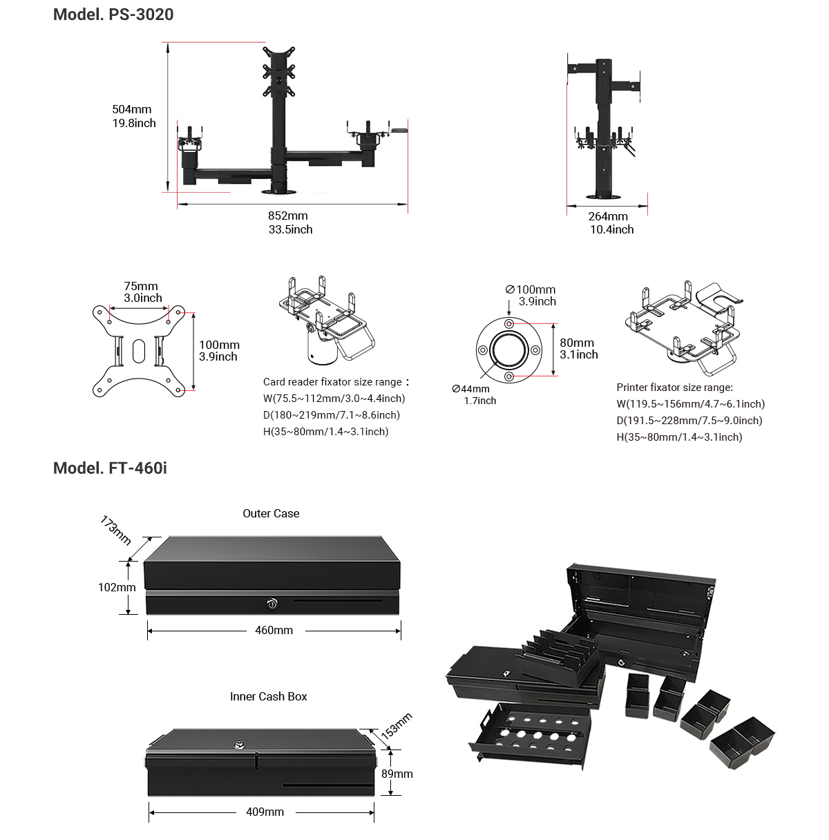 Product size picture