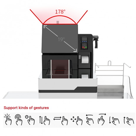 Self-checkout kiosk kr1910